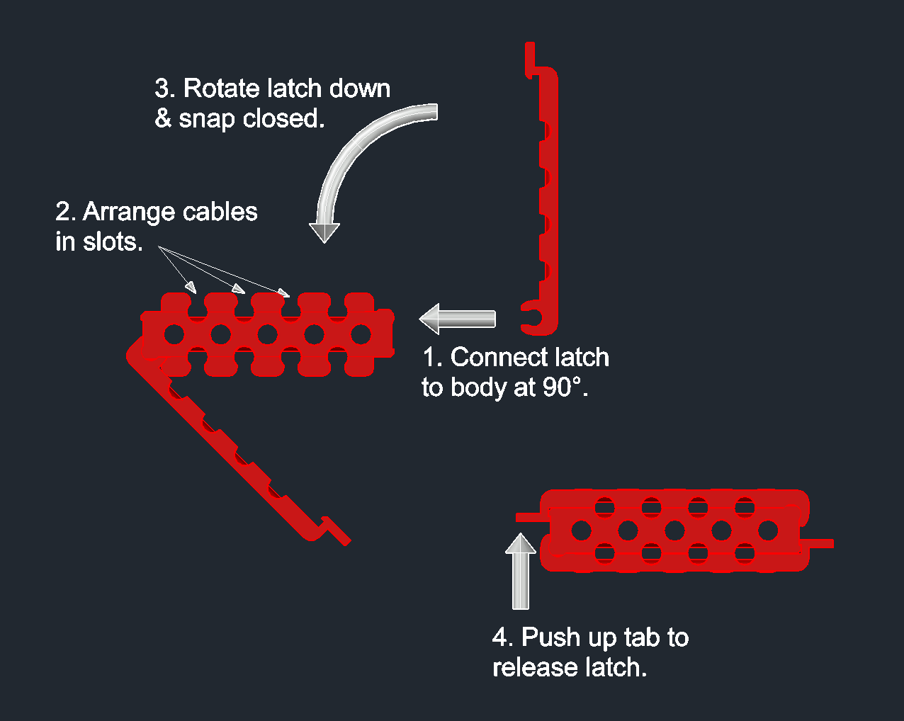 Ethernet Cable Strain Relief - logicalplanet