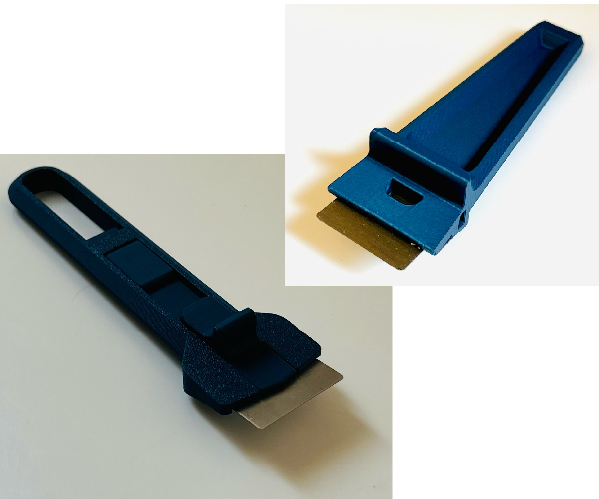 Logical Scraper – 3D Printed Bed Scraper (Model A & B)