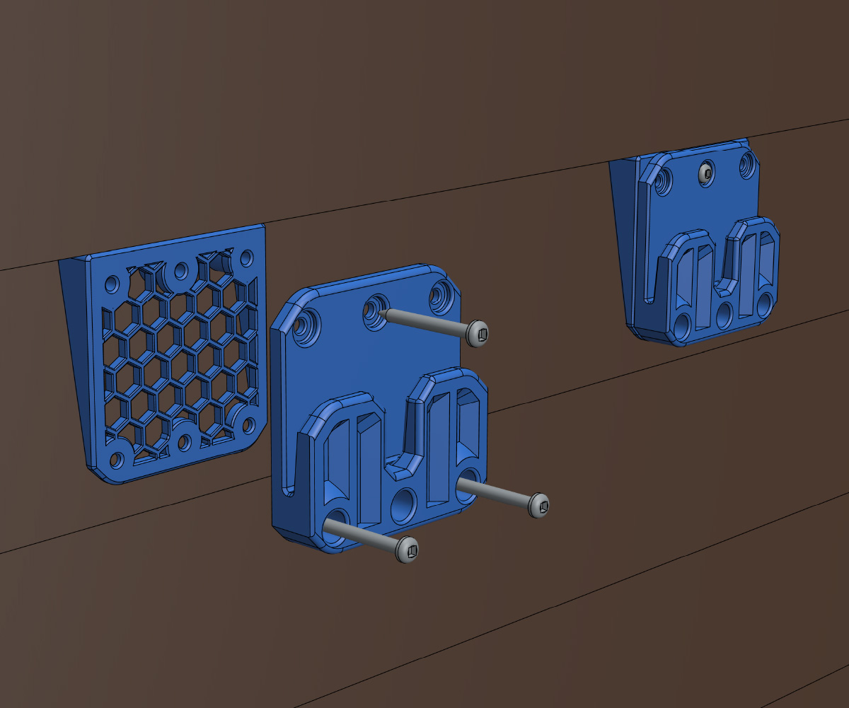 Blue Bin Hangers